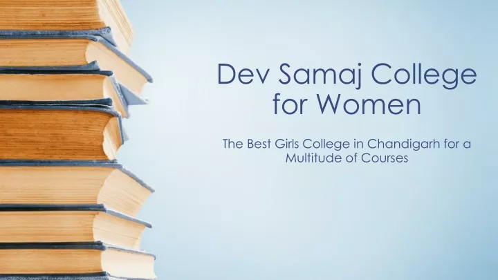 dev samaj college for women