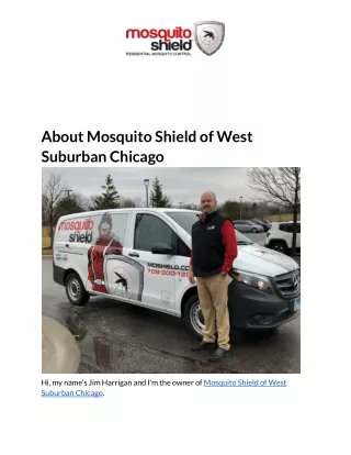 About Mosquito Shield of West Suburban Chicago