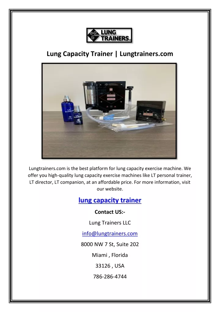 lung capacity trainer lungtrainers com
