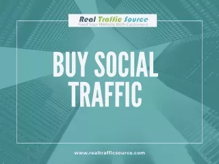 Buy Social Traffic