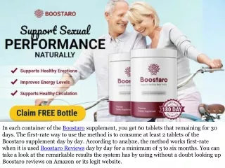 Boostaro Reviews - Effective Male Enhancer or Real Side Effects Risk?