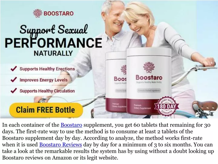 in each container of the boostaro supplement