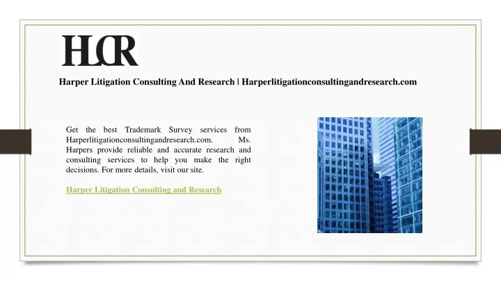 harper litigation consulting and research