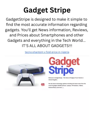 Gadget Stripe