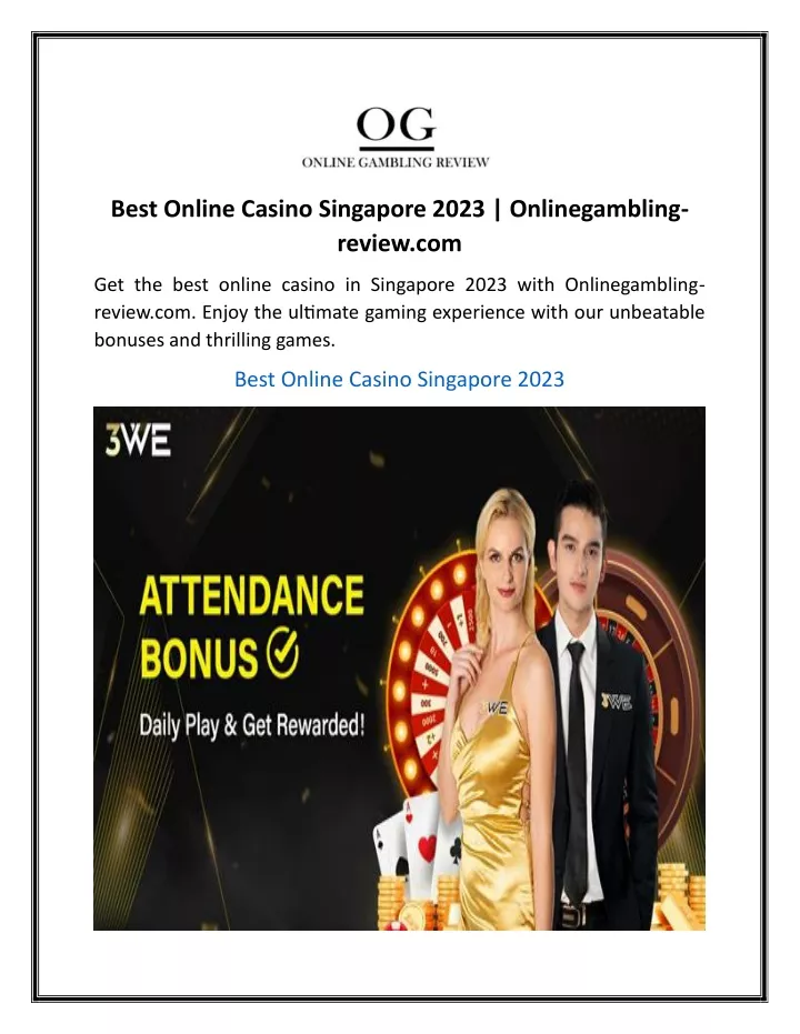 best online casino singapore 2023 onlinegambling