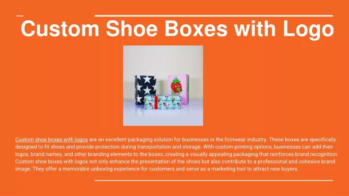 custom shoe boxes with logo
