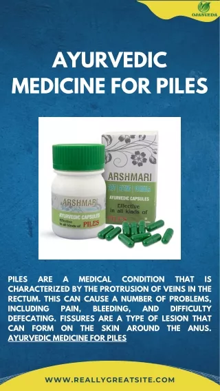 Ayurvedic medicine for piles