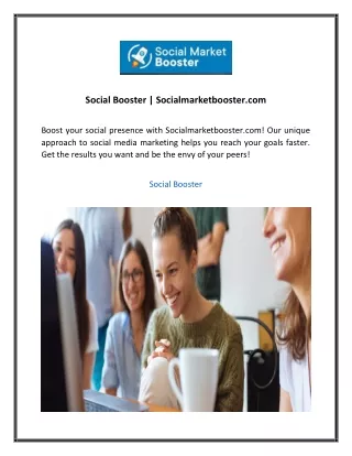 Social Booster  Socialmarketbooster