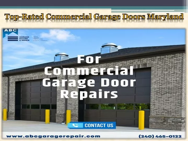 top rated commercial garage doors maryland