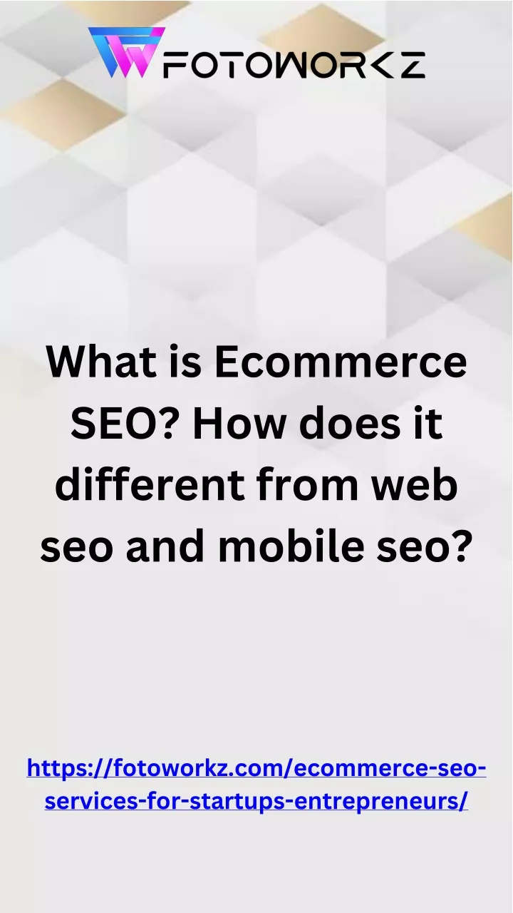 what is ecommerce seo how does it different from