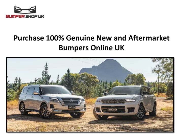 purchase 100 genuine new and aftermarket bumpers