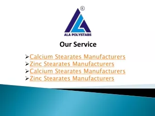 Calcium Stearates Manufacturers