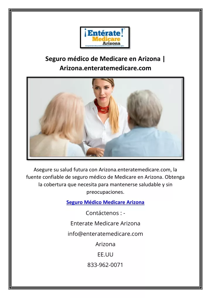 seguro m dico de medicare en arizona arizona