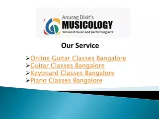 Online Guitar Classes Bangalore