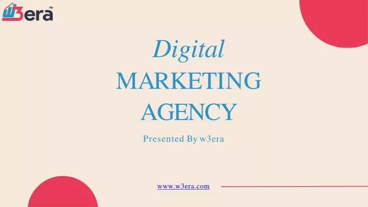 digital m a rk e t i n g agency