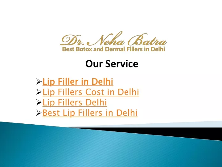 our service