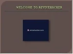 Genuine Hackers For Hire | Revivehacker - slide 1