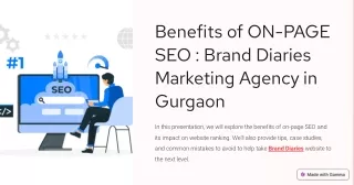 Unlocking Success: The Powerful Benefits of On-Page SEO for Your Website