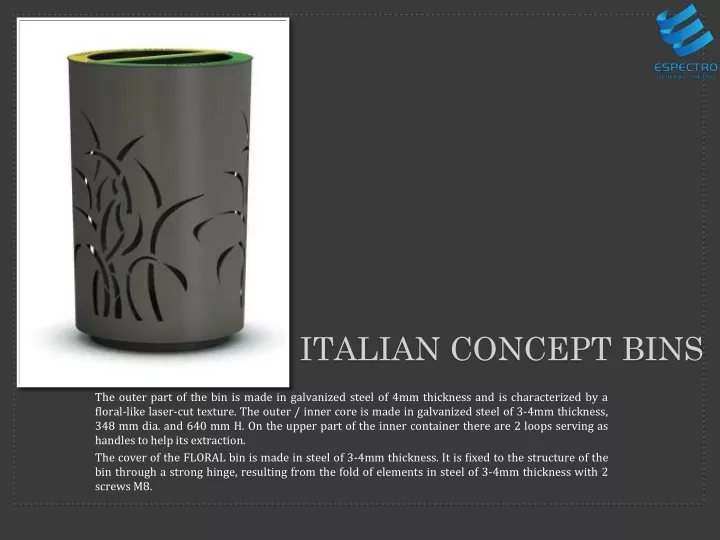 italian concept bins
