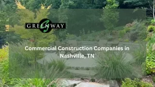Commercial Construction Companies in Nashville, TN