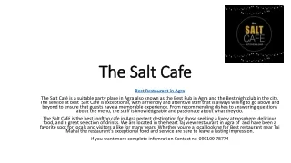 The Salt Cafe