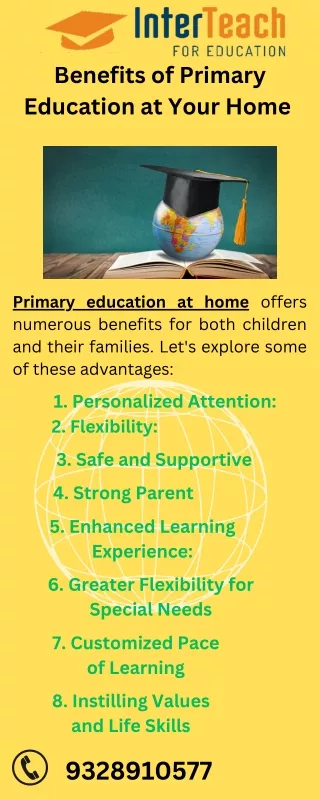 Benefits of Primary Education at Your Home