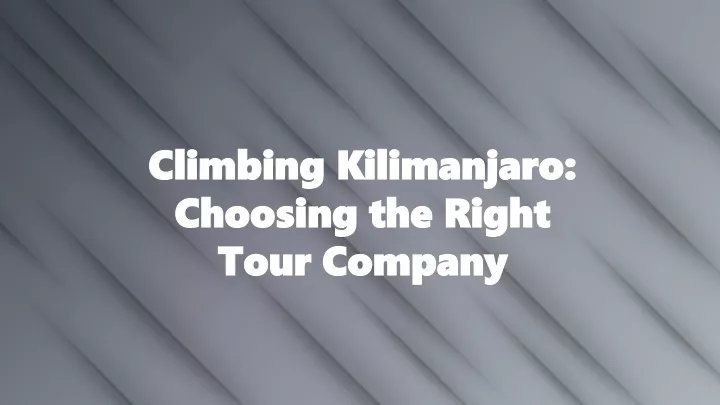 climbing kilimanjaro climbing kilimanjaro