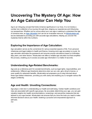 uncovering the mystery