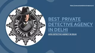 Best Private Detective Agency In Delhi, India.