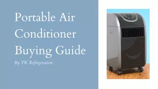 portable air conditioner buying guide