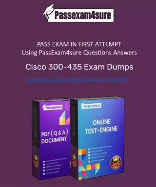 Best Cisco 300-435 Dumps [2023] With Real Exam Questions