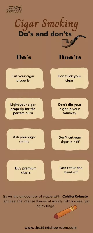Do's And Don'ts Of Cigar Smoking