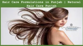 Natural Hair Care Punjab