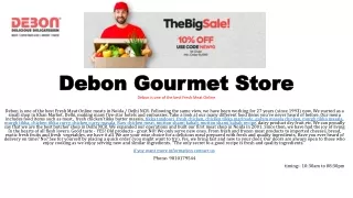 debon gourmet store debon is one of the best fresh meat online