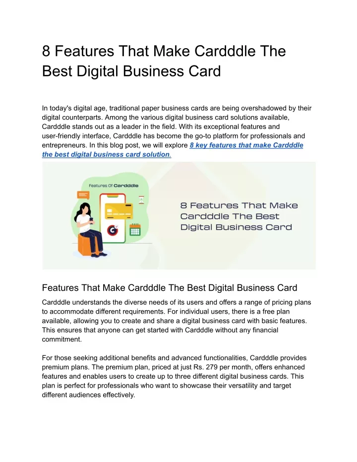 8 features that make cardddle the best digital