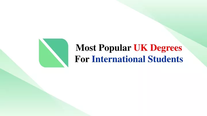 most popular uk degrees for international students