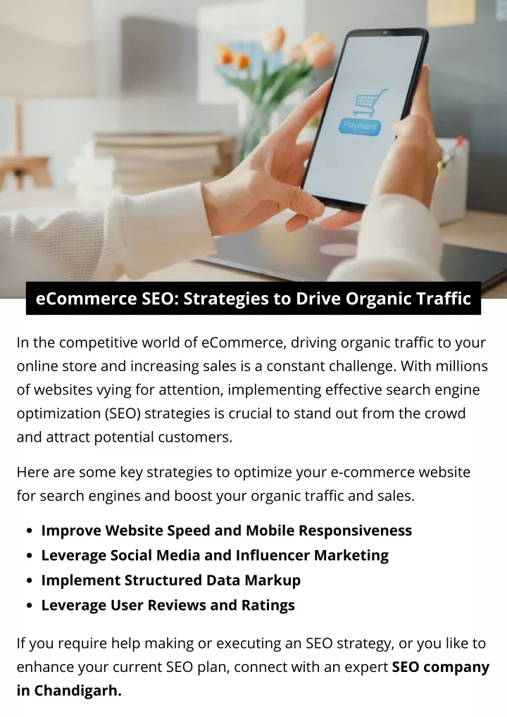 ecommerce seo strategies to drive organic traffic