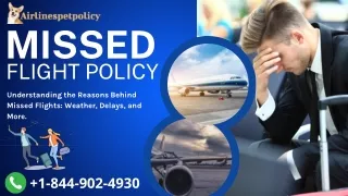 missed flight policy