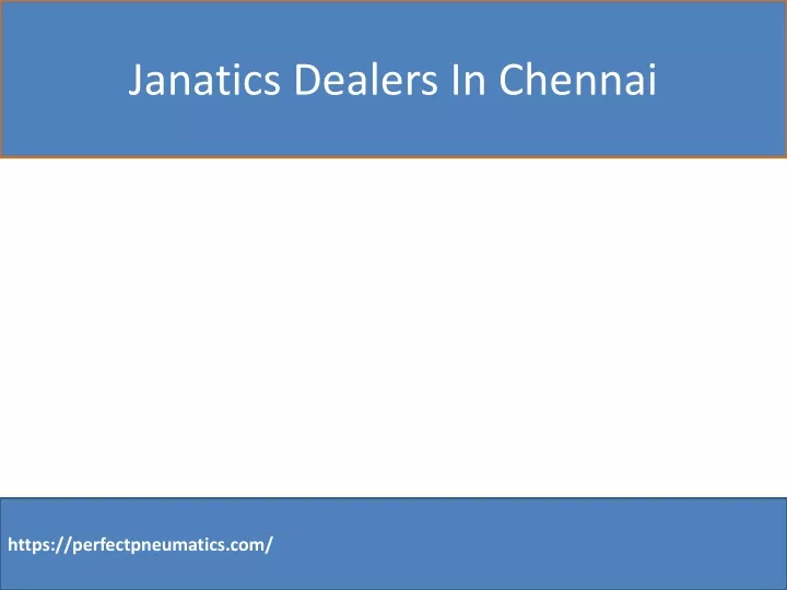 janatics dealers in chennai