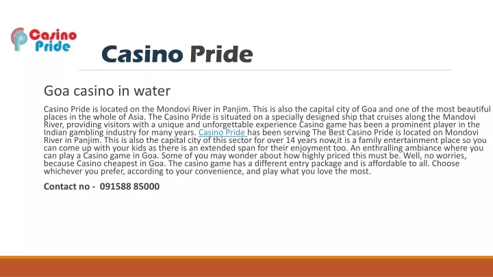 casino pride