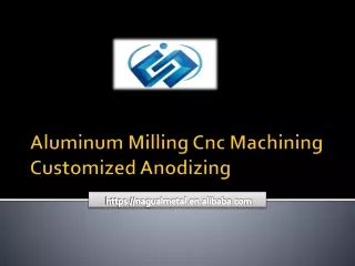 Aluminum Milling Cnc Machining Customized Anodizing