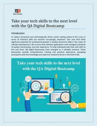 take your tech skills to the next level with