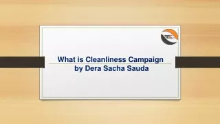 What is Cleanliness Campaign by Dera Sacha Sauda  The Fact Eye
