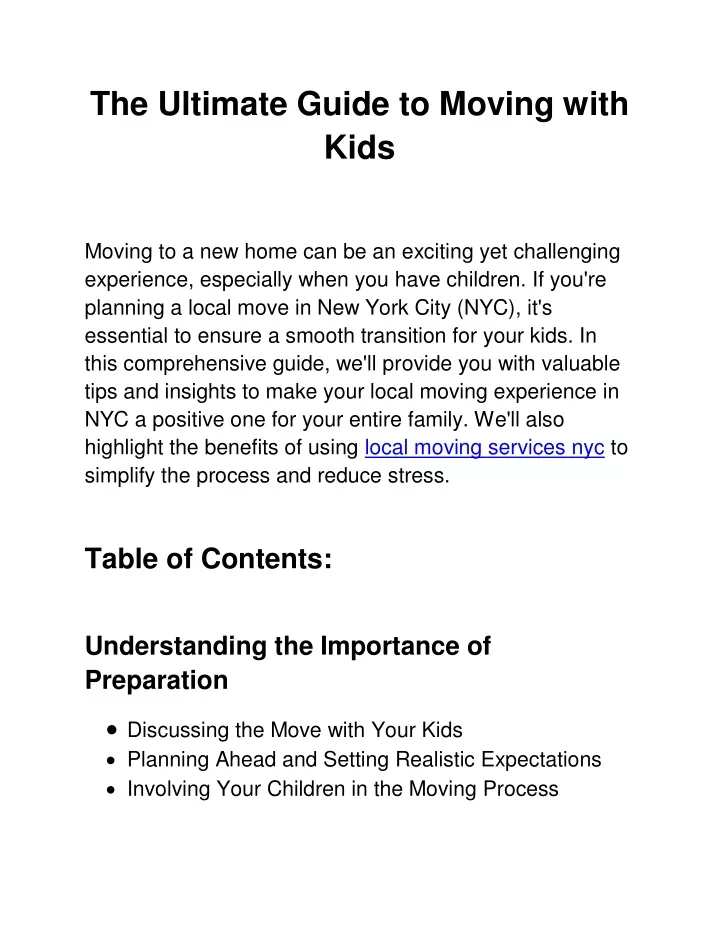 the ultimate guide to moving with kids