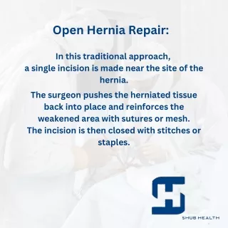 Open Hernia Repair