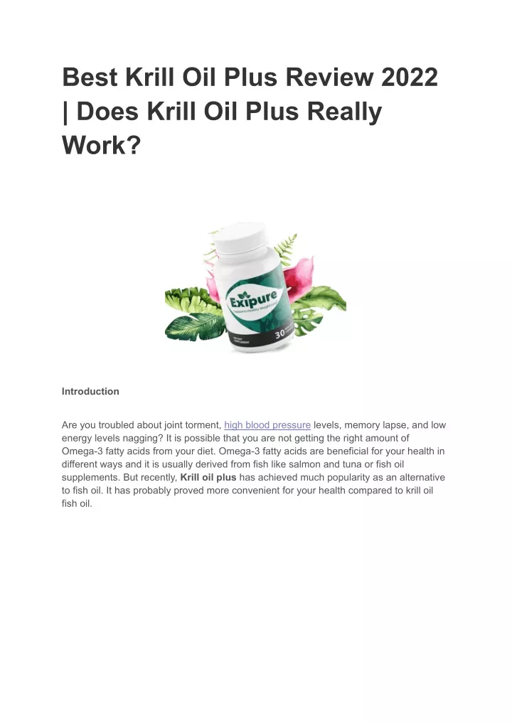 best krill oil plus review 2022 does krill