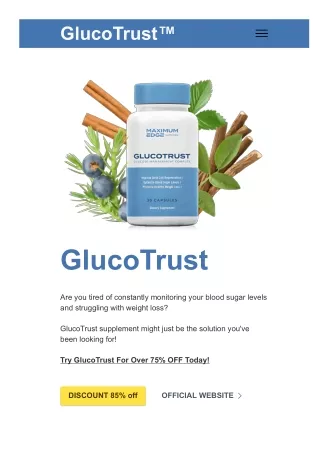 Glucotrust Review 2023 ( New ) - Get Glucotrust Reviews