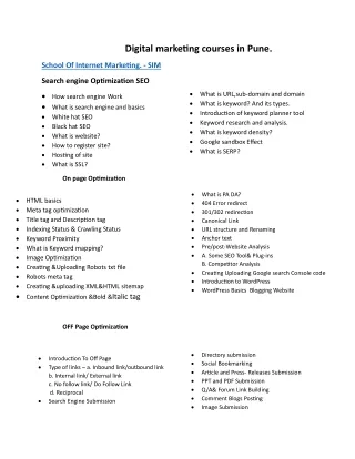 articdigital maeketing classes in pcmc - SIMal pdf