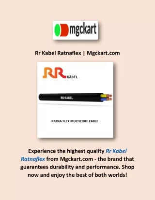 rr kabel ratnaflex mgckart com