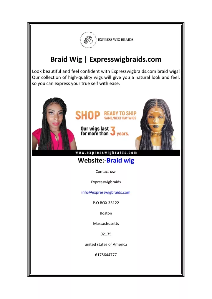 braid wig expresswigbraids com